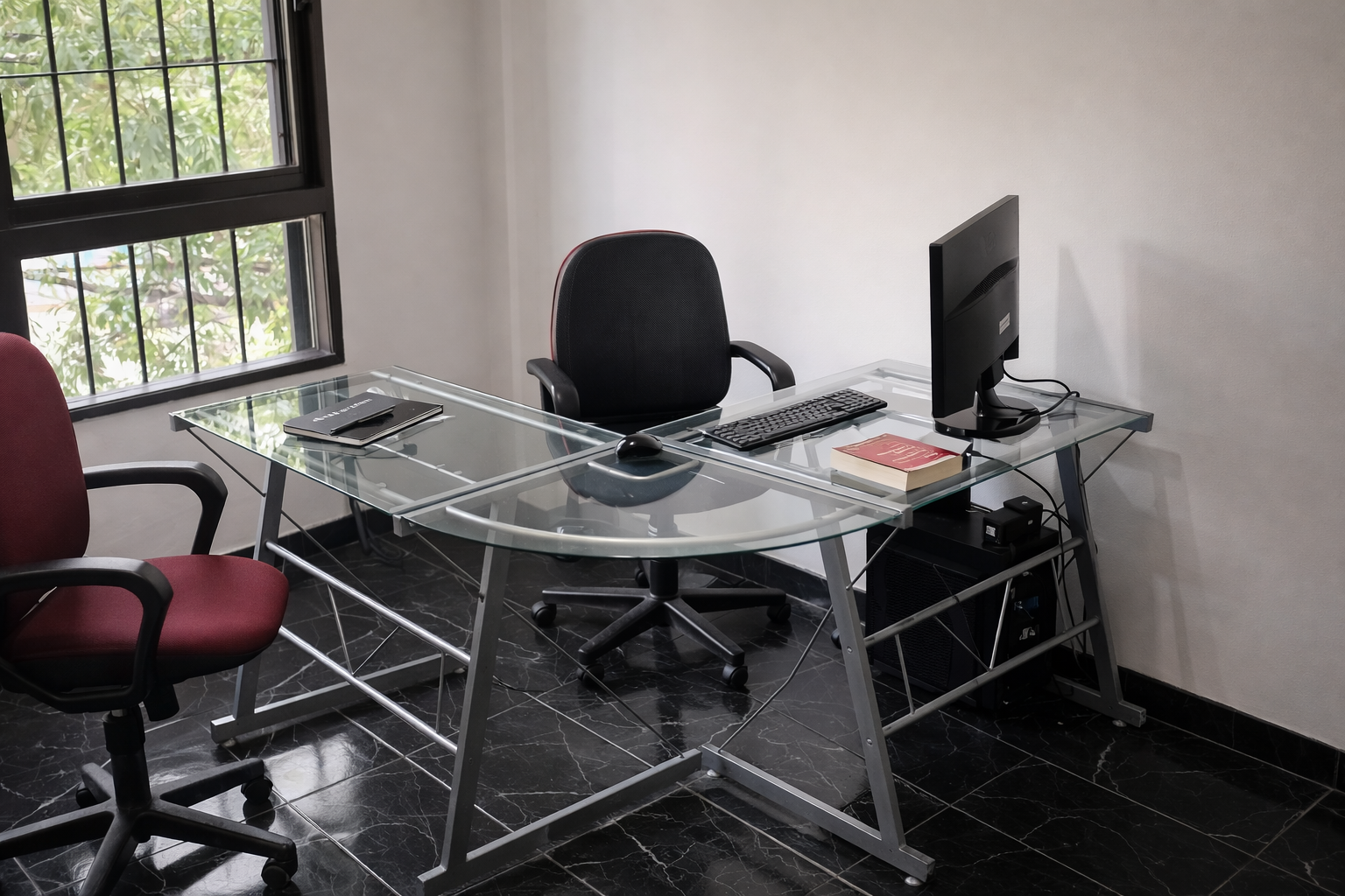 Espacio de trabajo del estudio jurídico